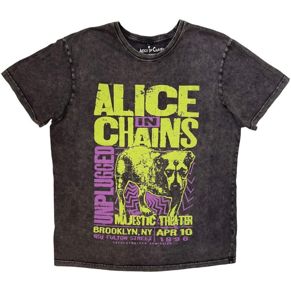 Alice In Chains - Unplugged Dog Heren Tshirt - Grijs